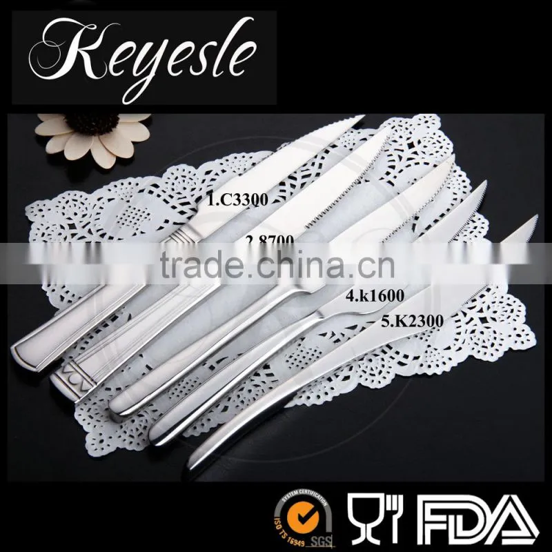bulk flatware,inox cutlery,steak knife