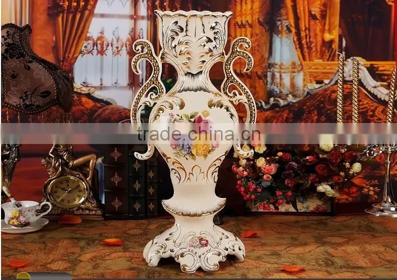 European style modern interior decoration ceramic vases for hotel deco