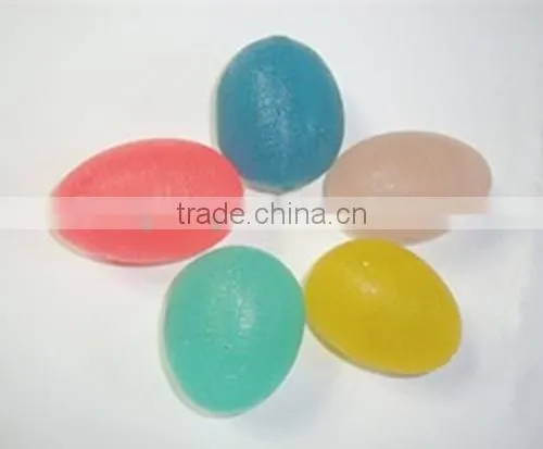silicone egg shape finger exercise ball silicone grip ball