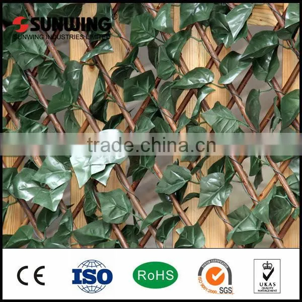 faux ivy privacy screen hedges synthetic bamboo fence plants