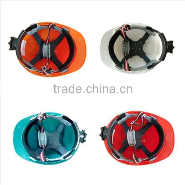 2016 hot selling safety helmet ABS plastic electrical safety helmet en 397 new model safety helmet manufacturer in China