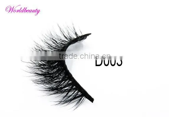 real mink false eyelash with private label volume 3D mink lashes