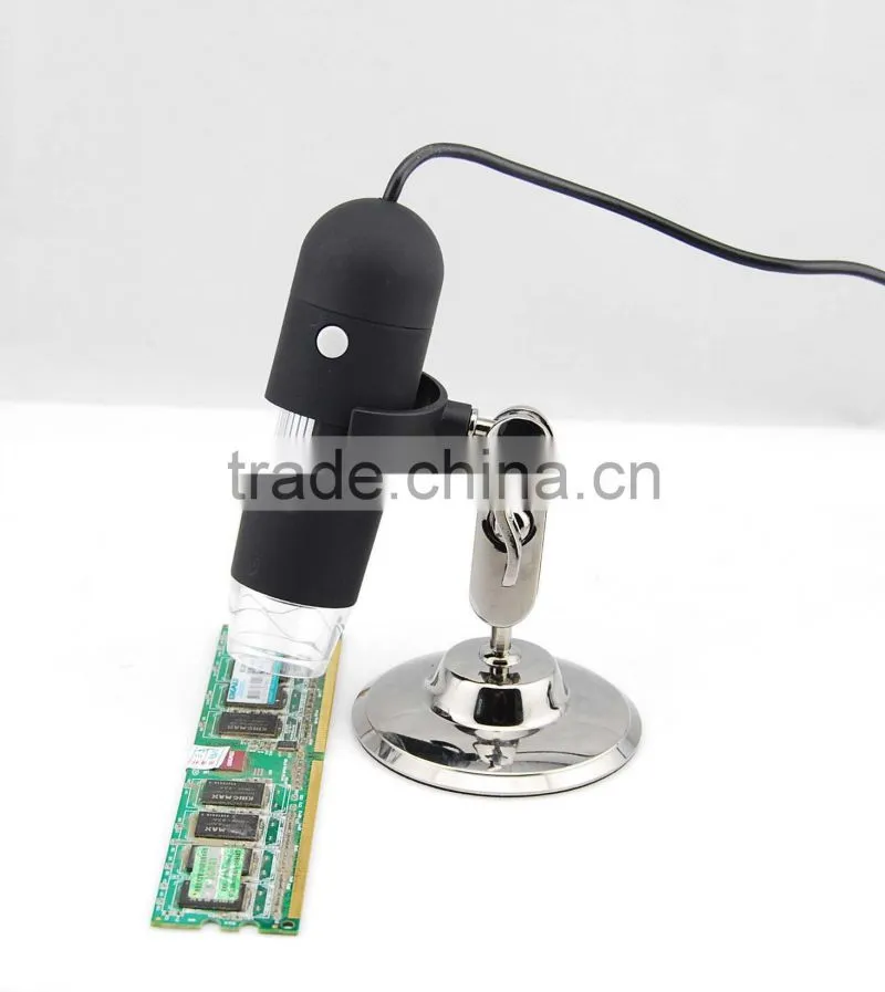 1.3MP image sensor digital USB microscope with 200X magnification