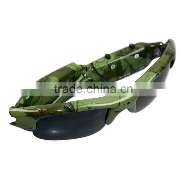New Digital Camo Sports HD Video Camera Sunglasses DVR Glasses camcorderJVE3107A-1