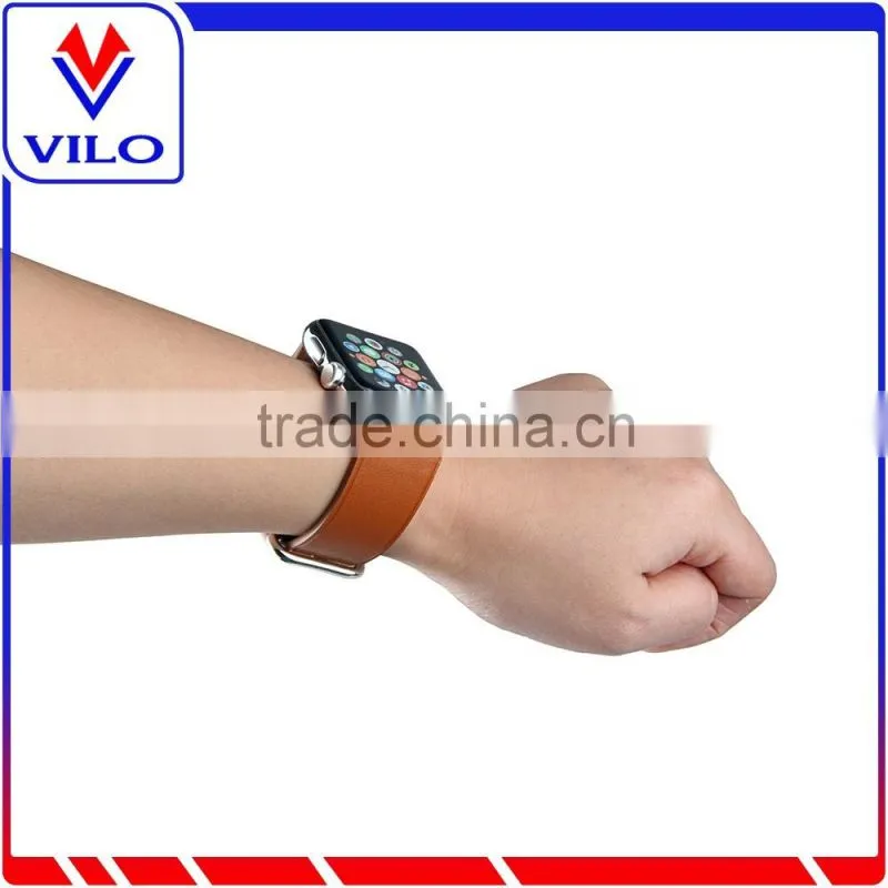Genuine Leather Watch Band For Apple Watch 38/42mm With Adapter