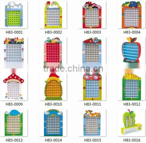 Kids cheap plastic saving shelf with 42 cubes