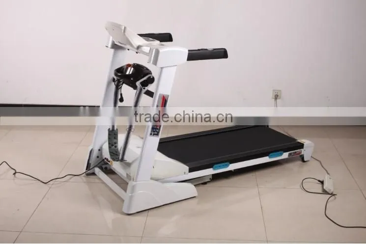 fitness motorized treadmill safety keys with heart pulse sensor
