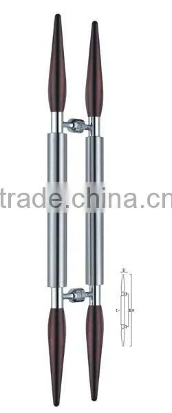 Door accessories crystal door handle for glass door China