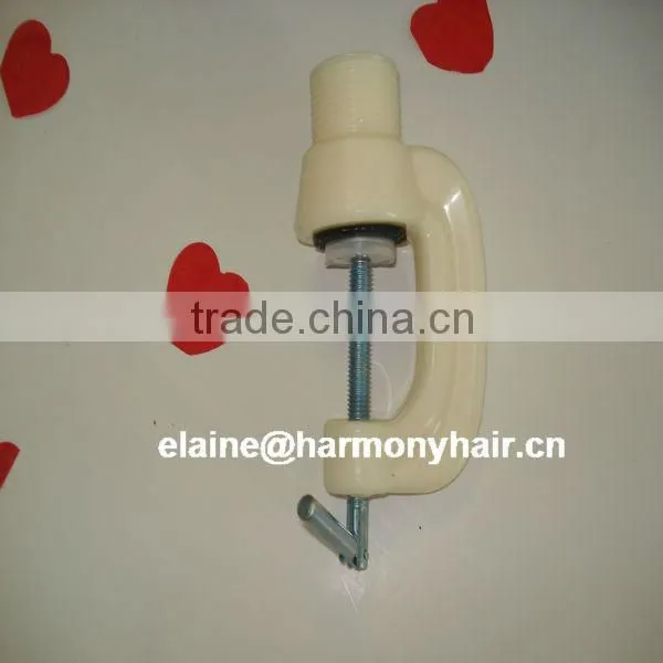 GREAT white plastic wig stand