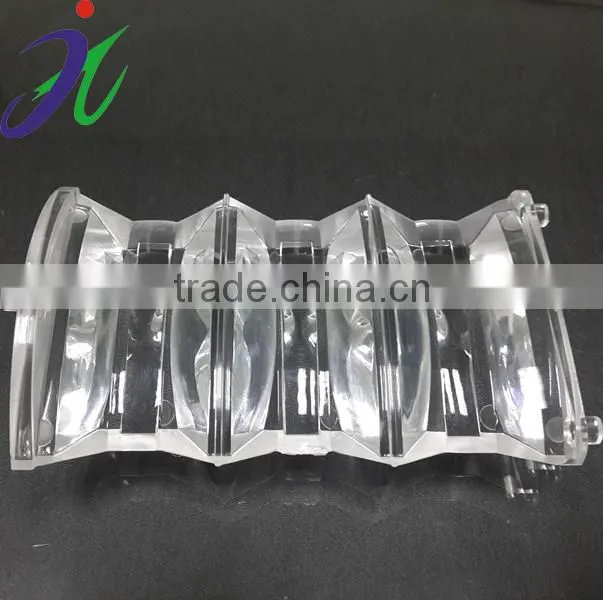 Plastic led lens,convex concave square led optical lens china supplier