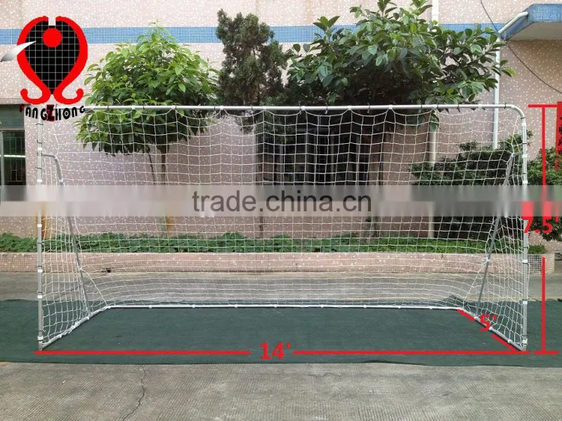 metal frame football goal with powder coating