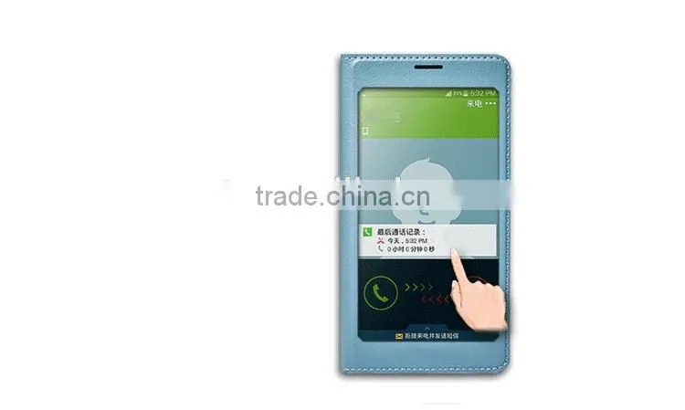 Hot Selling Full HD Smart Open Front Window View Case For Samsung