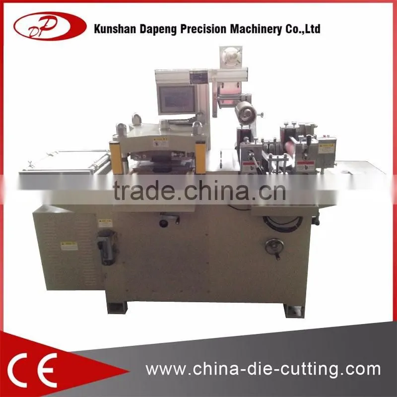 High Speed 300 Cuts Per Minute Paper Label Automatic Punching Die Cutting Machine Release Liner Rewind / Discharge Waste 320mm