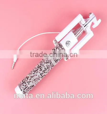 Wholesale Factory Price Wired Selfie Stick With Monopod