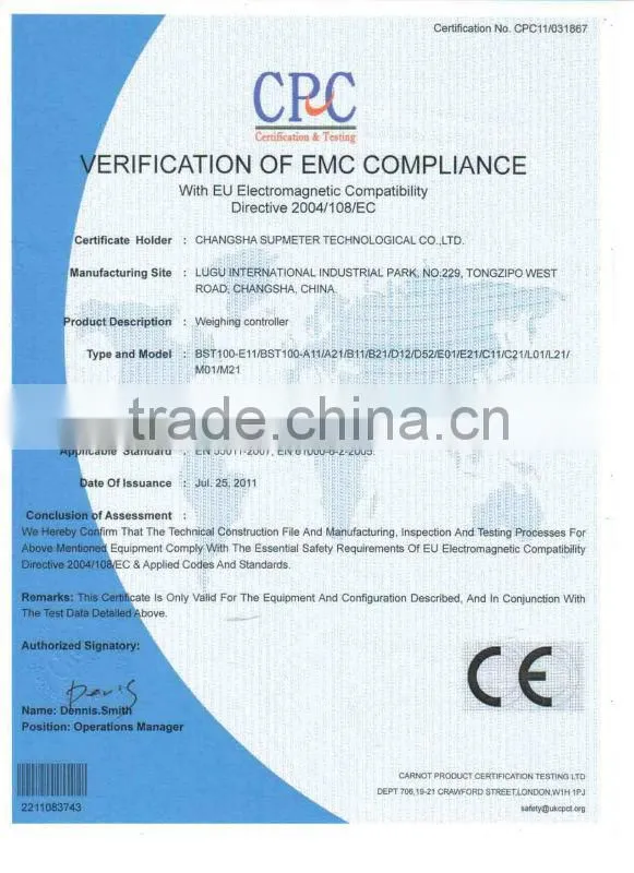 Belt Scale Weighing Indicator BST100-D12