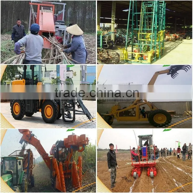 Well-known TAGRM brand sugarcane leaf remover/with two wheels sugarcane leaf peeling machine