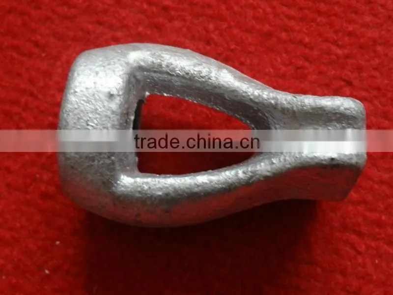 Hot-dip galvanized ball and socket