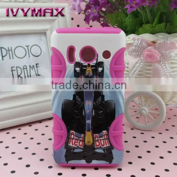 for Huawei Y300 dazzle design combo case