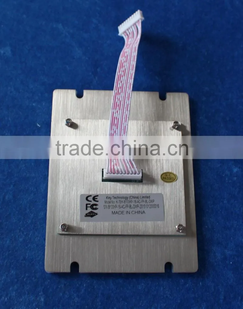 Rear mounting rugged keypad with 12 keys