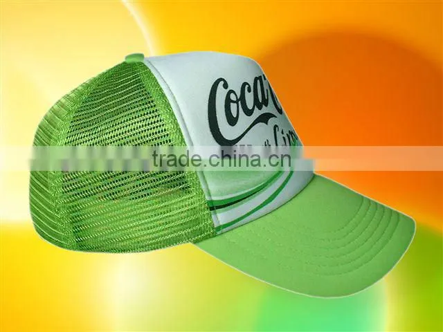 green trucker cap