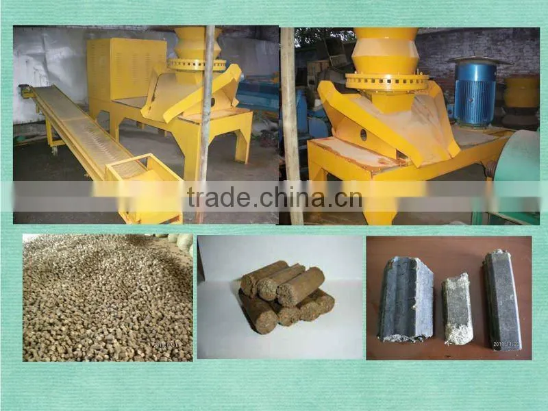Ring die briquette press for kinds straw