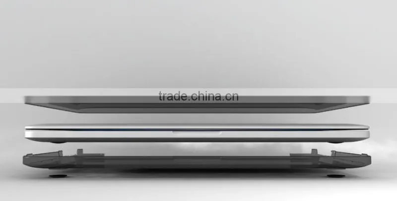 1.0 mm thin design PC case for MacBook 12/13/15 inch case, High precise case for macbook 12/13/15 inch