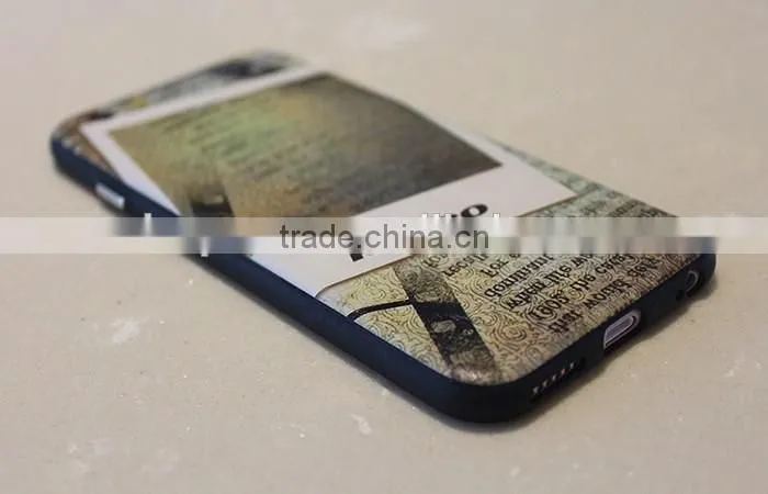Transparent phone case mobile phone case for iphone 6 with TPU material