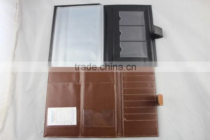 creative leather card holder business leather card holder high end leather card holder with custom brand logo