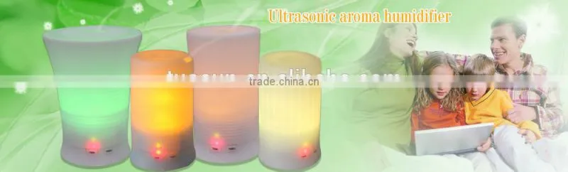 plastic decorative Altrosonic spray aromatic cool mist diffuser with candle light