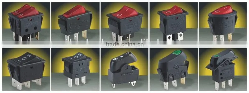 R5 mini rocker switch for home appliances, 10A/250V T85/55 5E4/8E4