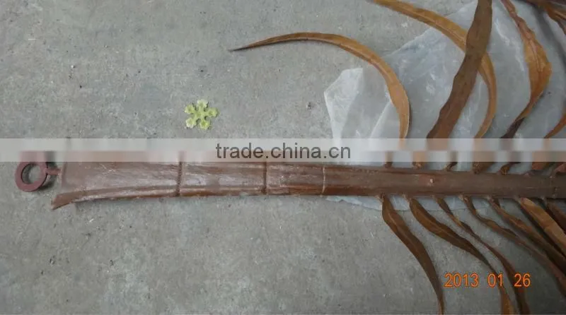 High simulation Artificial palm tree leaves/Fake leaves/Silk leaves/plastic leaves used for Signal Tower