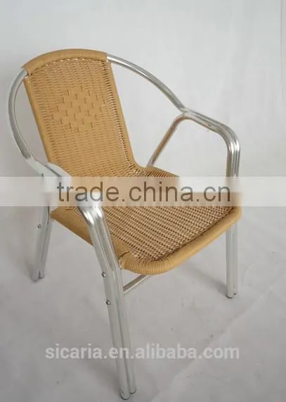 enviromental double tube rattan chair