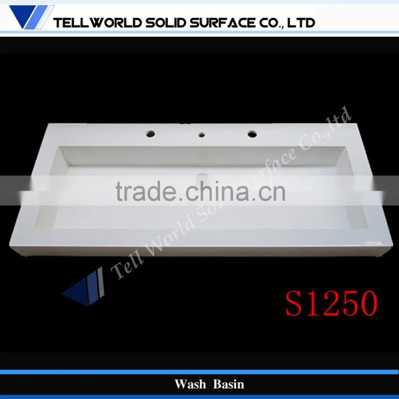Newest model acrylic solid surface Acrylic Wash Hand Basin