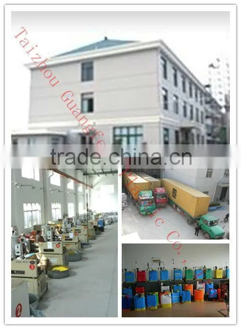 double air compartment 16L platic tank knapsack sprayer
