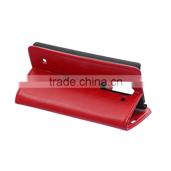 Wholesale Flip Cover Leather Case For LG Spirit H440N ,For LG Spirit H440N Book Cover Stand Case