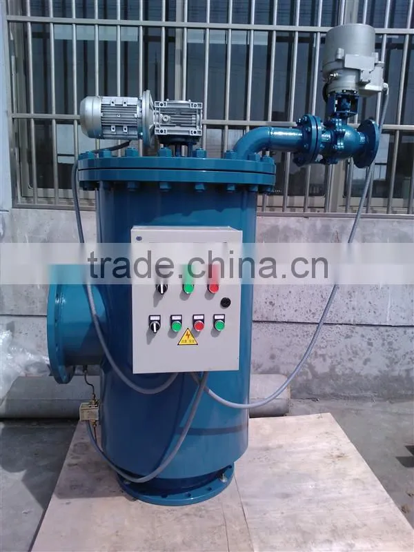 Plastic automatic back flushing filter/irrigation water filtration back flushing automatic circuits water filter made in China