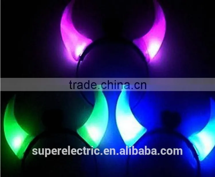 Professional design hair bands wholesale cheap light up led plastic hair band