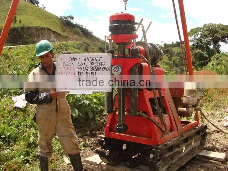 650m spindle high reliability compact mineral exploration drilling rig for sale