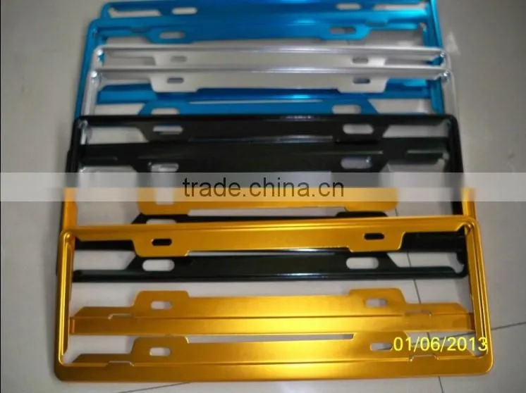high quality License plate frame Stainless steel plate with package
