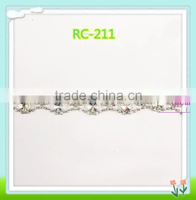 2015 Fashion new crystal cup chain
