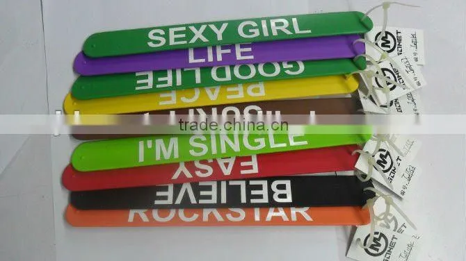 olympic silicone bracelets silicon bracelet small middle large size customized logo bracelet slap band