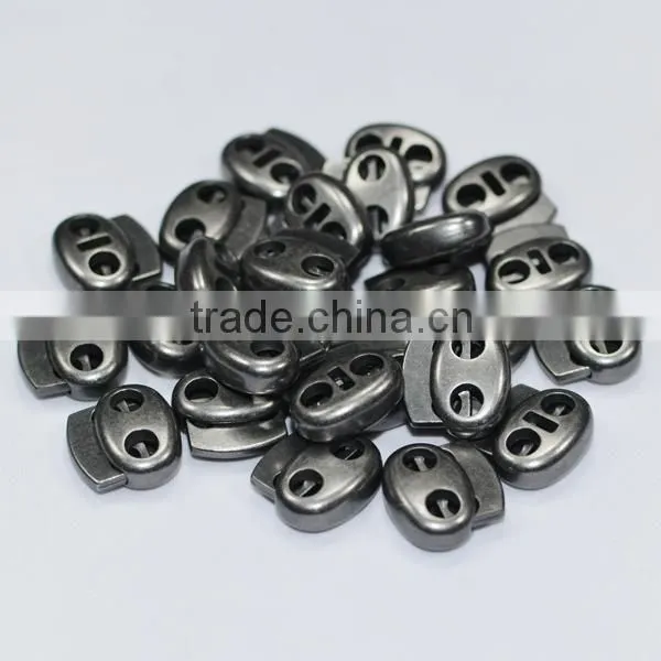 concentric lock like metal cord stopper for garment
