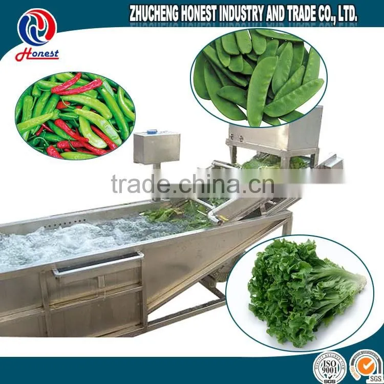 High efficiency fruit and vegetable washer