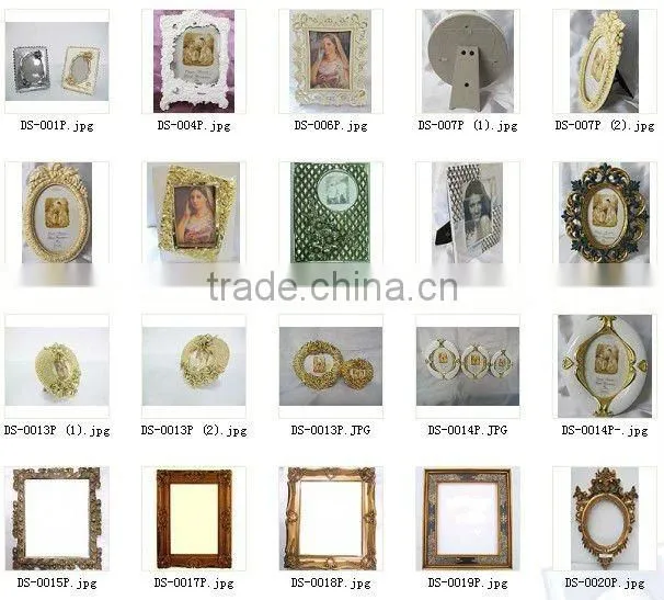 DS4025L,M,S white photo frame wedding souvenir elegant home decor