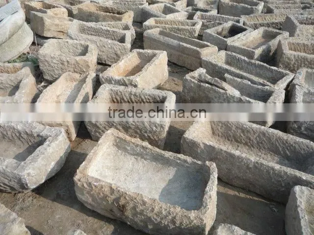 antique stone planter
