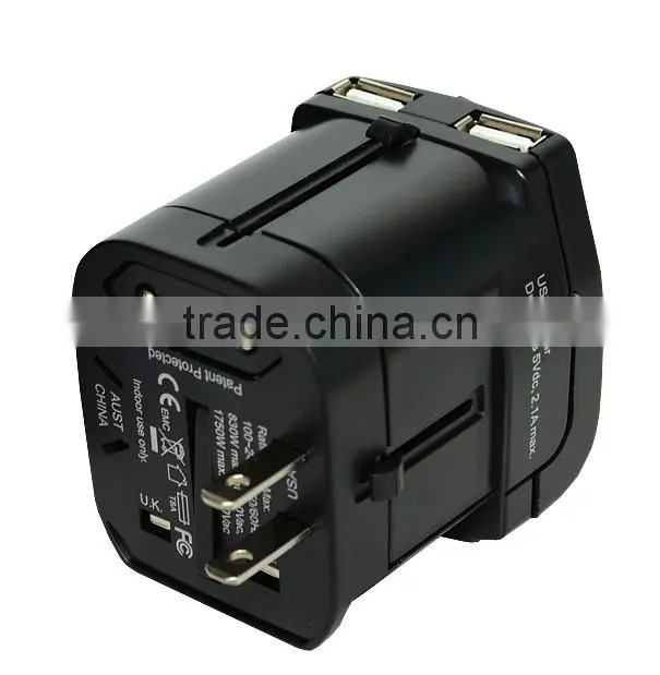 High quality universal travel charger adapter