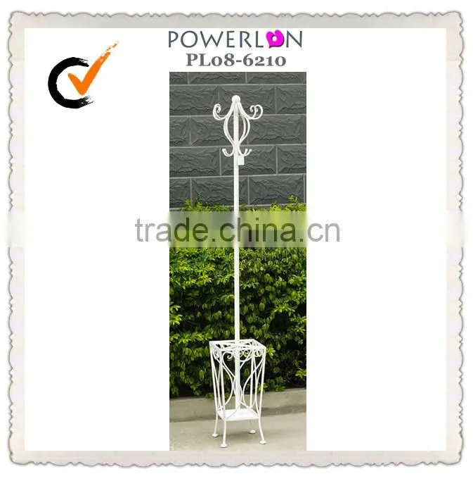 Vintage Iron Coat Rack Stand