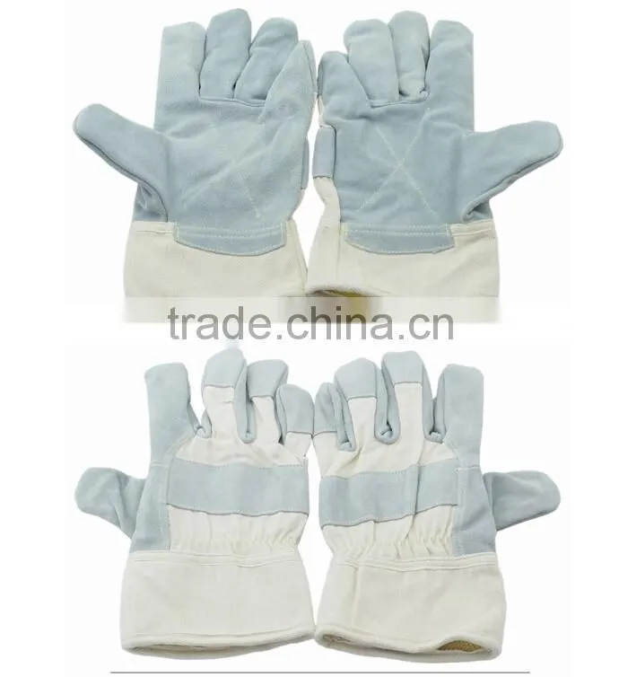 ANSI stand safety antipuncture cow leather coated cut resistant gloves
