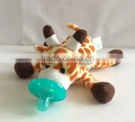 Pacifier With Plush Toy / Plush Pacifier / Plush Toy Pacifier/Plush Animal Baby Pacifier Toy
