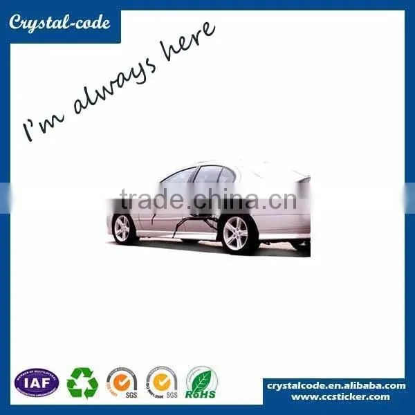Custom car label sticker